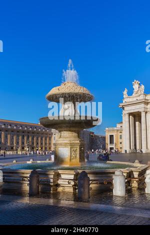 Piazza San Pietro im Vatikan - Rom Italien Stockfoto