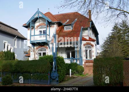 Villa in Hamburg Bergedorf Stockfoto