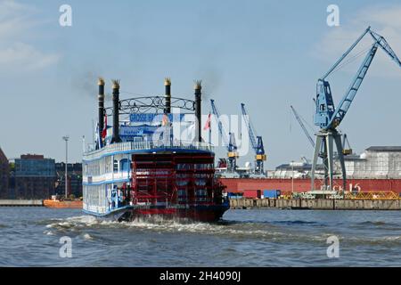 Mississippi Queen in Hamburg Stockfoto