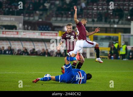 Turin, Italien. Oktober 2021. Tomas Rincon (FC Turin) während des Fußballspiels der italienischen Serie A zwischen dem FC Turin und UC Sampdoria am 30. Oktober 2021 im Olimpico Grande Torino-Stadion in Turin, Italien Kredit: Unabhängige Fotoagentur/Alamy Live News Stockfoto