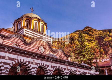 Rila Kloster, Rilsky Kloster in Bulgarien Stockfoto