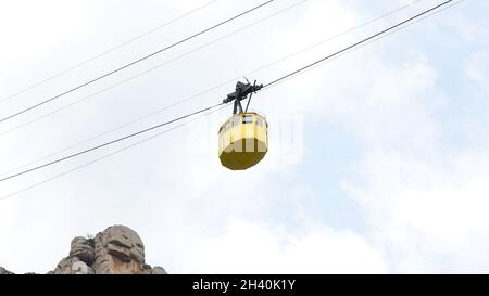 Montserrat Teleferico Bridge, Barcelona, Katalonien, Spanien, Europa Stockfoto