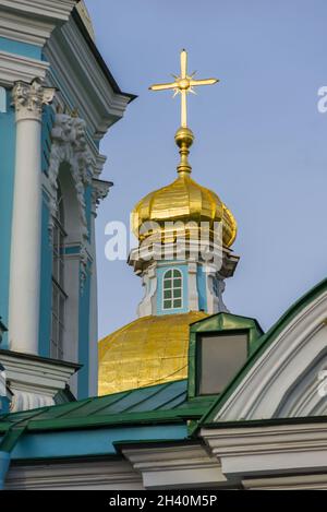 St. Nicholski Marinekathedrale in Sankt Petersburg Stockfoto