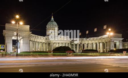 Kasaner Kathedrale in Sankt Petersburg Stockfoto