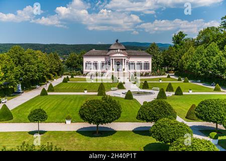 Gartenpavillon in der Abtei Melk Stockfoto