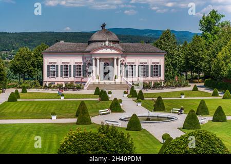 Gartenpavillon in der Abtei Melk Stockfoto