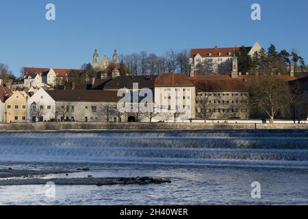 Panorama von Landsberg am Lech Stockfoto