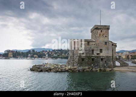 Schloss Rapallo Stockfoto