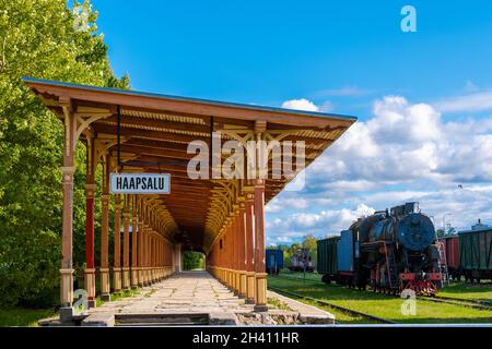 Haapsalu erstaunliches Dorf in Estland Stockfoto