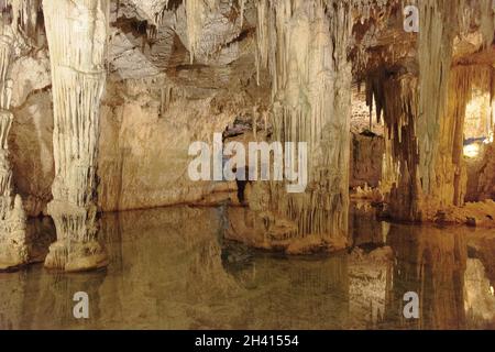 Neptuns Grotte in der Nähe von Alghero Stockfoto