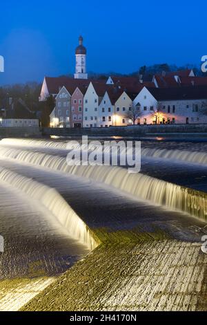 Panorama von Landsberg am Lech Stockfoto