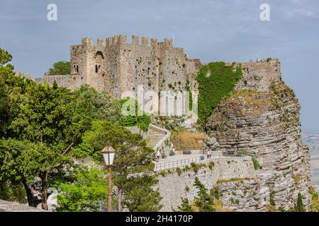 Schloss Venus in Erice Stockfoto