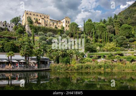 Schloss Trauttmansdorff in Meran Stockfoto
