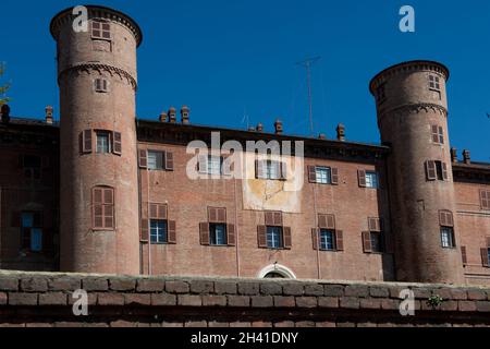 Das Schloss von Moncerieri Stockfoto