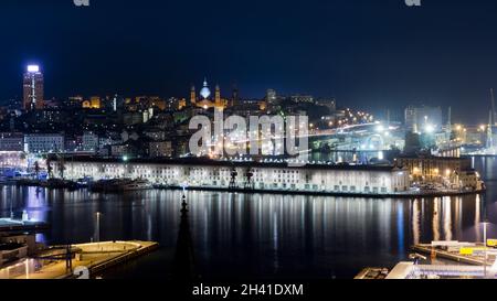 Stadtbild von Genua Stockfoto