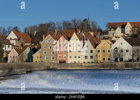 Panorama von Landsberg am Lech Stockfoto