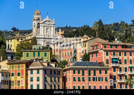 Hafen von Santa Margherita Ligure Stockfoto