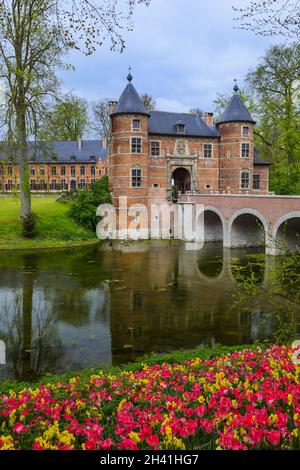 Groot Bijgaarden Schloss in Brüssel Belgien Stockfoto
