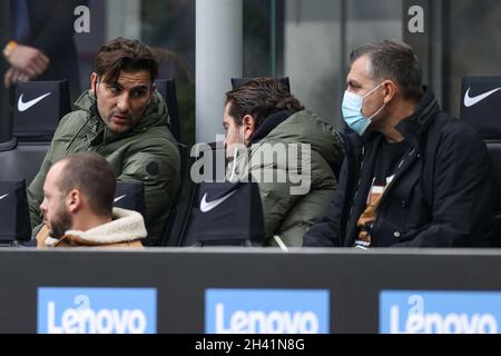 Mailand, Italien. Oktober 2021. Nicola Ventola während Inter - FC Internazionale gegen Udinese Calcio, italienische Fußballserie Ein Spiel in Mailand, Italien, Oktober 31 2021 Quelle: Independent Photo Agency/Alamy Live News Stockfoto