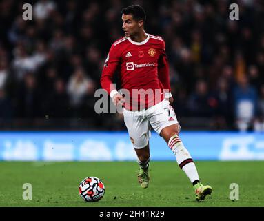 LONDON, ENGLAND - 30. OKTOBER: Cristiano Ronaldo von Manchester United während des Premier League-Spiels zwischen Tottenham Hotspur und Manchester United im Tottenham Hotspur Stadium am 30. Oktober 2021 in London, England. (Foto nach MB-Medien) Stockfoto