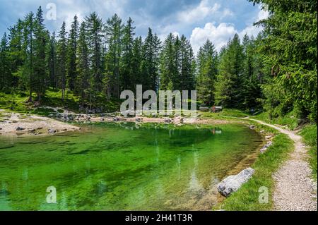 Lech dla Le bei Badia Stockfoto