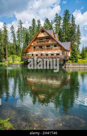 Lech da Sompunt im Gadertal Stockfoto