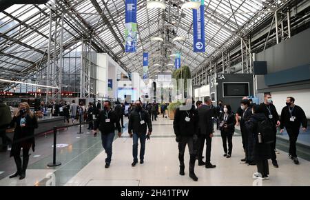 EINGANG COP 26, 2021 Stockfoto