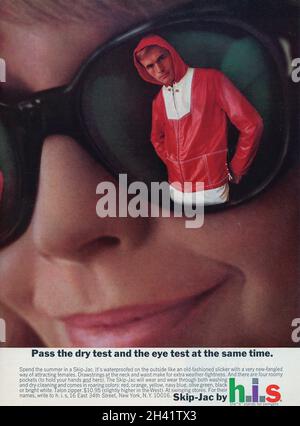 Juni 1965 'Playboy' Magazine Werbung, USA Stockfoto