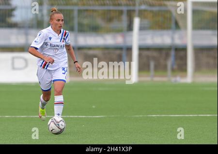 Neapel, Italien. Oktober 2021. Debora Novellino (33) Sampdoria Frauen während Napoli Femminile vs UC Sampdoria, Italienischer Fußball Serie A Frauenspiel in Neapel, Italien, Oktober 31 2021 Kredit: Unabhängige Fotoagentur/Alamy Live News Stockfoto