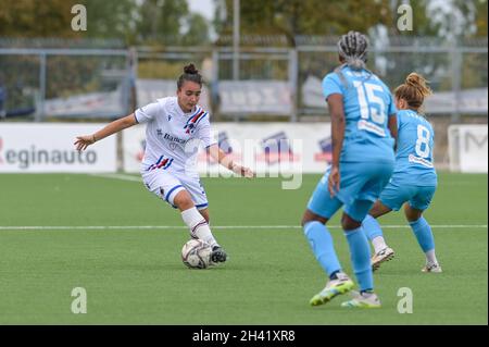 Barra-Napoli Caduti di Brema Stadium, Neapel, Italien, 31. Oktober 2021, Veronica Battelani (30) Sampdoria Frauen während des Spiels Napoli Femminile vs UC Sampdoria - Italienischer Fußball Serie A Frauen Stockfoto