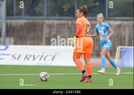 Barra-Napoli Caduti di Brema Stadium, Neapel, Italien, 31. Oktober 2021, Yolanda Aguirre (13) Napoli Femminile während des Spiels Napoli Femminile gegen UC Sampdoria - Italienischer Fußball Serie A Frauen Stockfoto