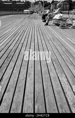 Penarth Pier, The Esplanade, Penarth, Wale of Glamorgan, South Wales, Wales, Großbritannien. Stockfoto