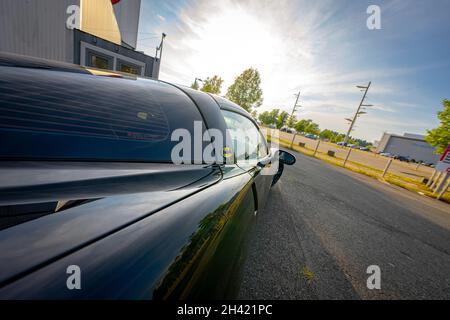 Chevrolet Corvette - Batman Black Stockfoto