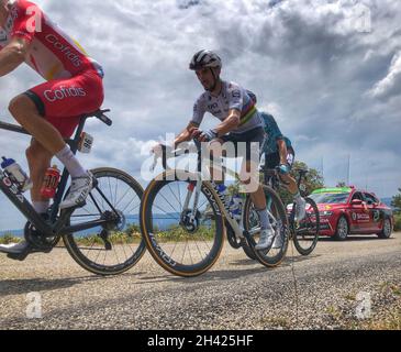 Etappe 11 der Tour de France 2021 Stockfoto