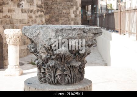 Hauptstadt Nymphaeum, Amman, Jordanien, Naher Osten Stockfoto