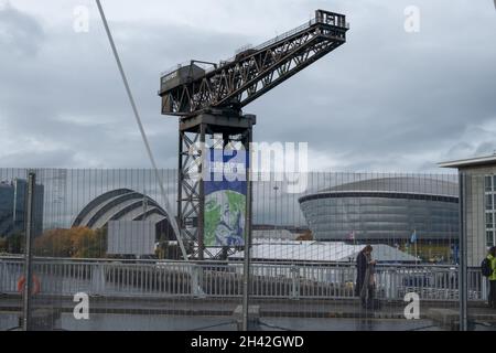 Glasgow, Schottland, Großbritannien. 31. Oktober 2021: Der erste Tag der UN-Klimakonferenz COP26. Kredit: Skully/Alamy Live Nachrichten Stockfoto