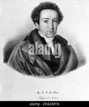 Karl Friedrich Heinrich Marx. Lithographie. Stockfoto