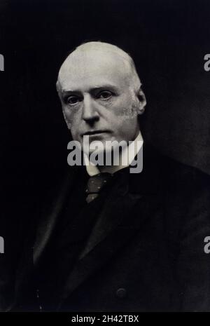 Sir Richard Douglas Powell. Tiefdruck nach Hallett Hyatts, 1906. Stockfoto