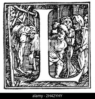 A. Vesalius, De humani corporis fabrica Stockfoto