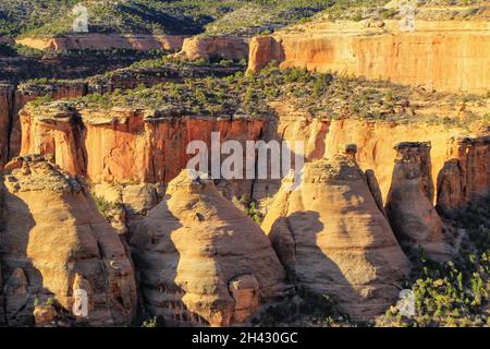 Blick auf Coke Ovens im Colorado National Monument, Grand Junction, USA Stockfoto