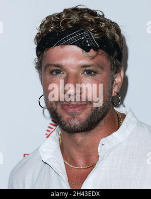 Bel Air, Usa. Oktober 2021. BEL AIR, LOS ANGELES, KALIFORNIEN, USA – 30. OKTOBER: Schauspieler Ryan Phillippe kommt zu Darren Dzienciols CARN*EVIL Halloween Party, präsentiert von Decada und moderiert von Alessandra Ambrosio mit Live-Performances von Doja Cat und BIA Powered by Geojam und Butter Bun, die am 30. Oktober 2021 in einer Privatresidenz in Bel Air, Los Angeles, Kalifornien, USA, stattfinden. (Foto: Xavier Collin/Image Press Agency/Sipa USA) Quelle: SIPA USA/Alamy Live News Stockfoto