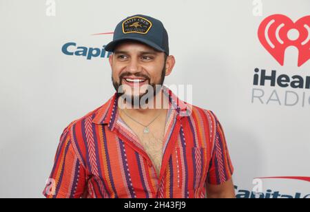 Austin, USA. Oktober 2021. FrankRay kommt am Samstag, den 30. Oktober 2021, beim iHeartCountry Festival im Frank Erwin Center in Austin, Texas an. (Foto: Jack Plunkett/imageSPACE) Credit: Imagespace/Alamy Live News Stockfoto