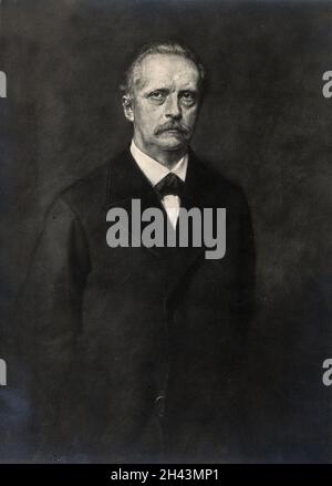 Hermann Ludwig Ferdinand von Helmholtz. Foto von W.J. Stacey (?). Stockfoto