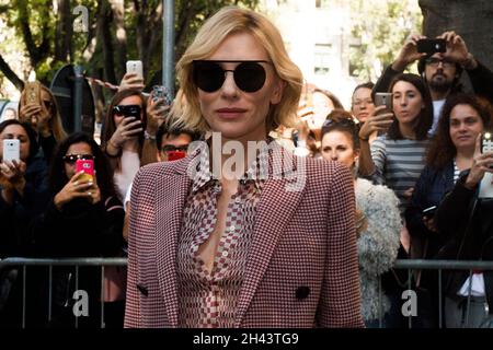 Cate Blanchett nimmt an der Giorgio Armani Show während der Milan Fashion Week Frühjahr/Sommer 2018 am 22. September 2017 in Mailand, Italien, Teil Stockfoto