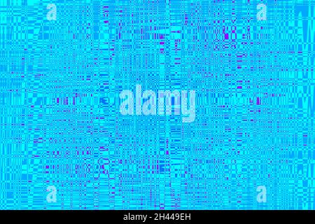 Digitale abstrakte Illustration, nahtlose bunte Muster in blau und lila Stockfoto