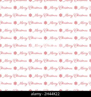 Nahtlose Merry Christmas Nachricht Geschenkverpackung Muster Stock Vektor