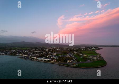 Dungarvan aus der Luft Stockfoto