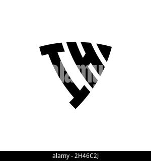KB Monogram Logo-Buchstabe mit Stern geometrischem Formdesign isoliert auf schwarzem Hintergrund. Stern polygonal, Schild Stern geometrisch. Stock Vektor