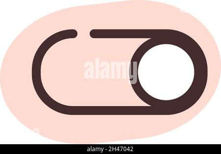 Aktivieren Sie Illustration, Vektor, auf einem weißen Hintergrund. Stock Vektor