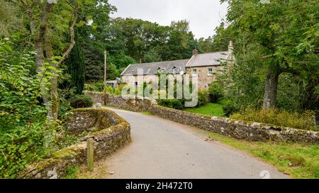 Northumberland Stone Cottage Bauernhaus Stockfoto